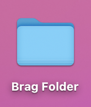 brag folder