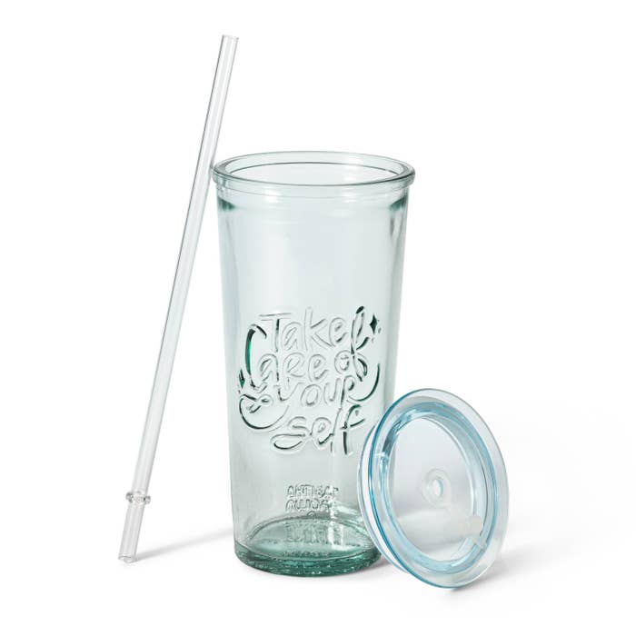 The glass tumbler