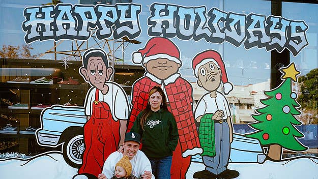 We interviewed With Vivid Color, a husband-wife sign painting duo whose quirky holiday windows are seen across some of LA's biggest streetwear retailers.