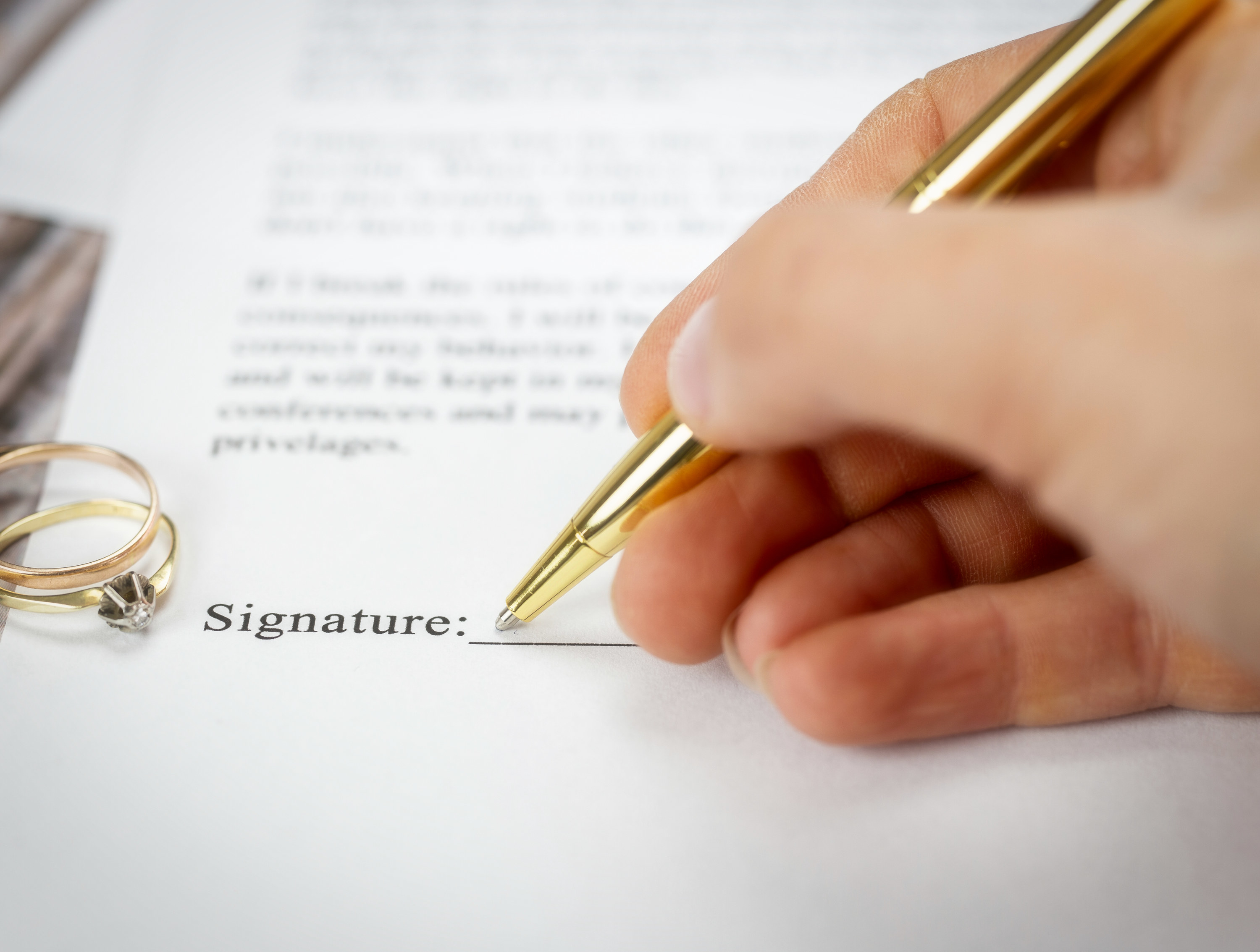 人签署婚前协议