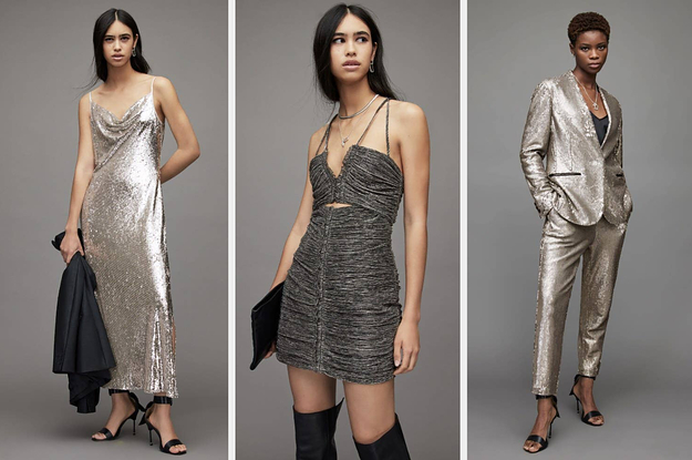 All Saints Sequin Dress