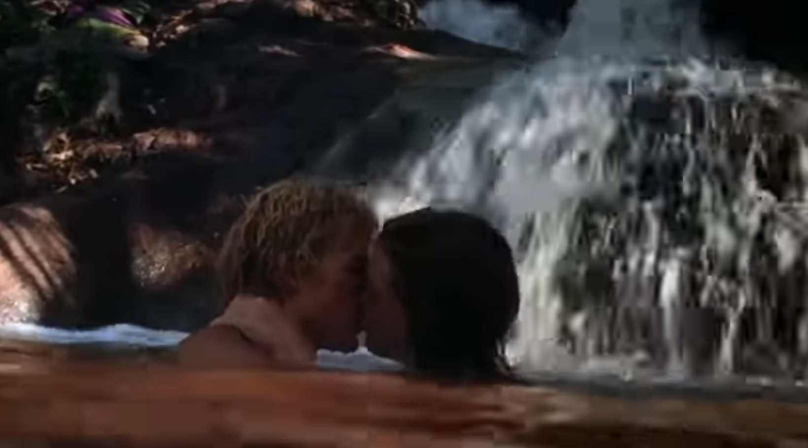 Richard and Emmeline kissing