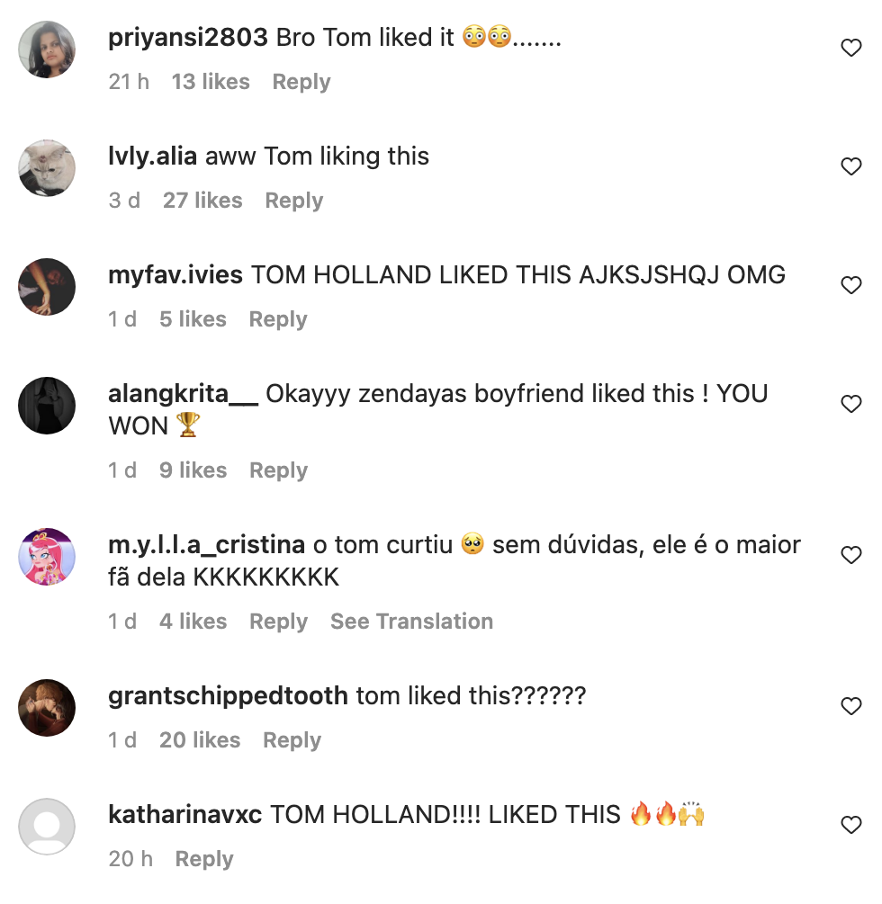 More comments about Tom liking the edit
