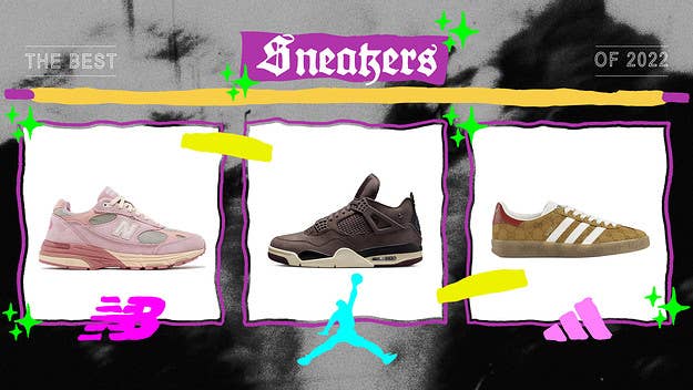 What are the best sneakers of the year? 'Lost and Found' Air Jordan 1s, Gucci x Adidas, 'Orange Lobster' Nike SB Dunks, and more top our list for 2022.