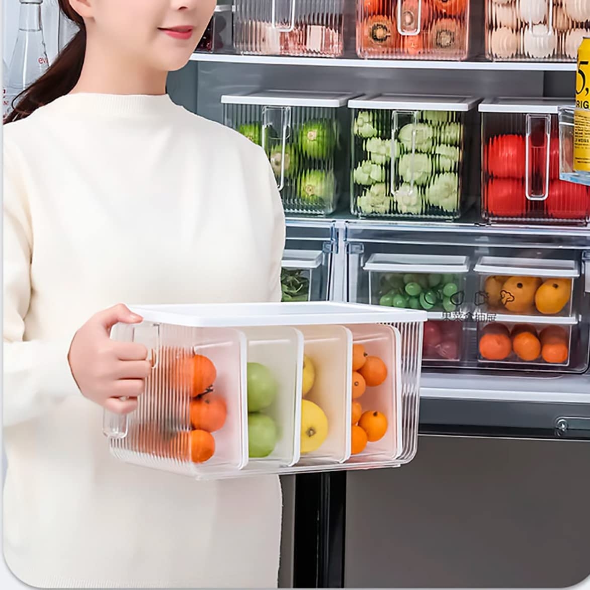 Organizador de alimentos para refrigerador