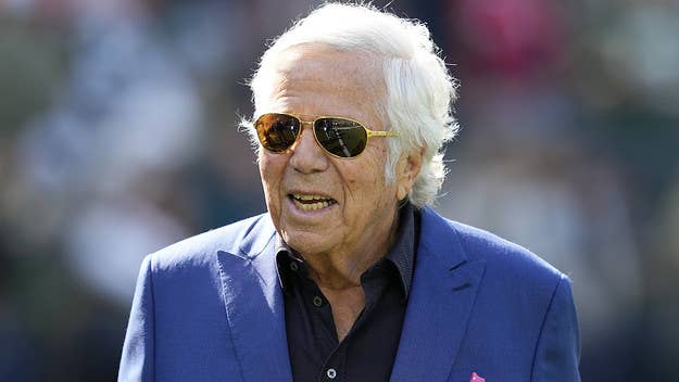 New England Patriots owner Robert Kraft has invited a fan to a game after he was mocked by a Raiders fan in a viral video after the team's loss on Sunday.