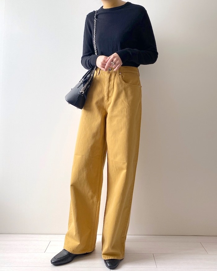 UNIQLO×MARNI バギージーンズ（丈長め81.5cm）