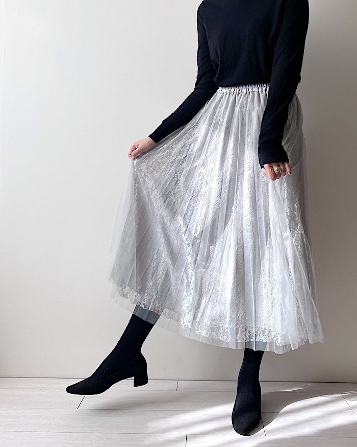 140cm GU女の子フレアスカート ロングスカート - スカート