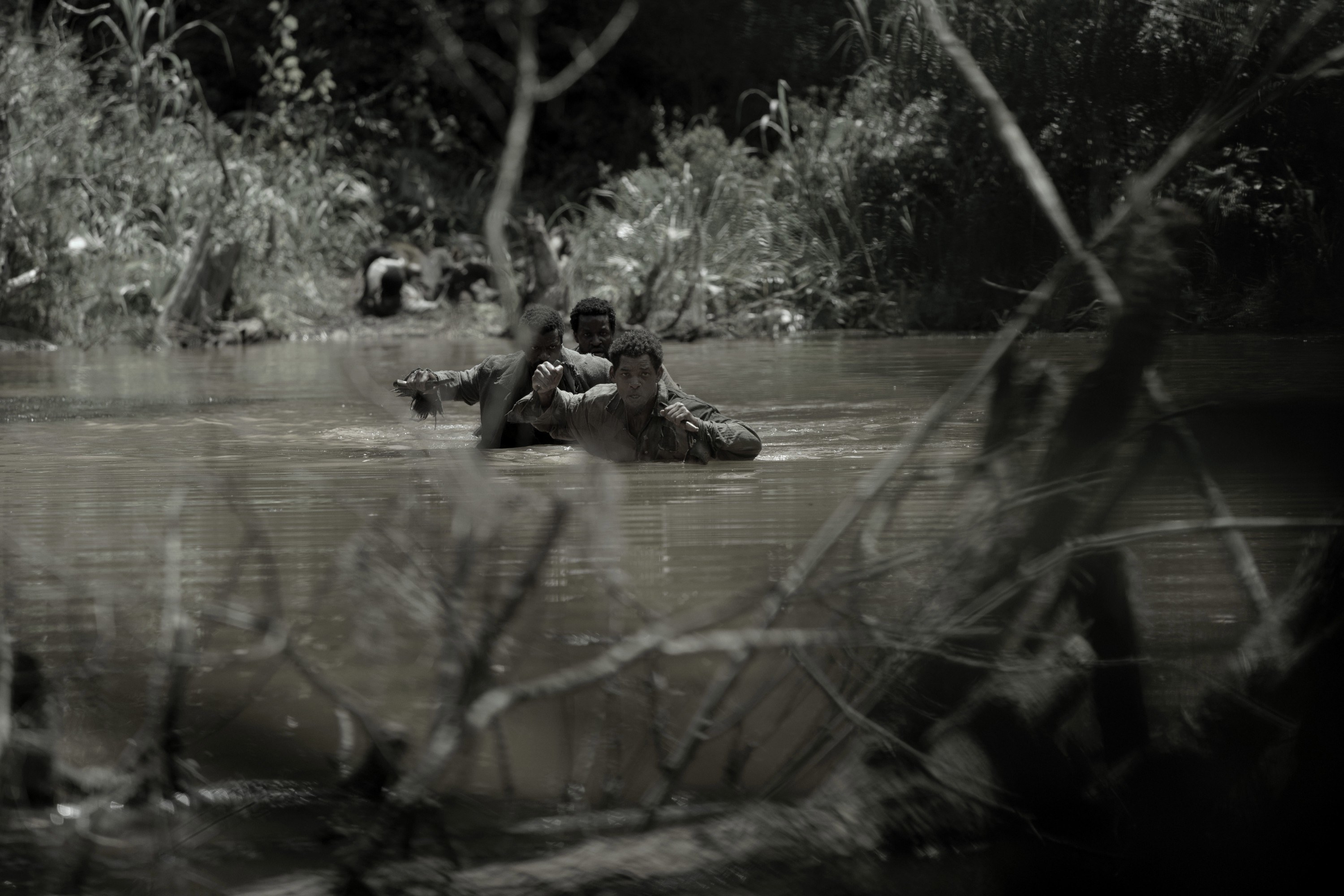 will in the film wlking through a river