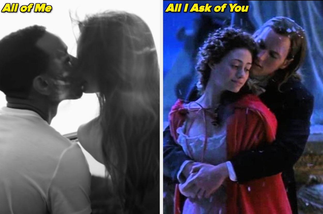 All of Me side by side with All I Ask of You
