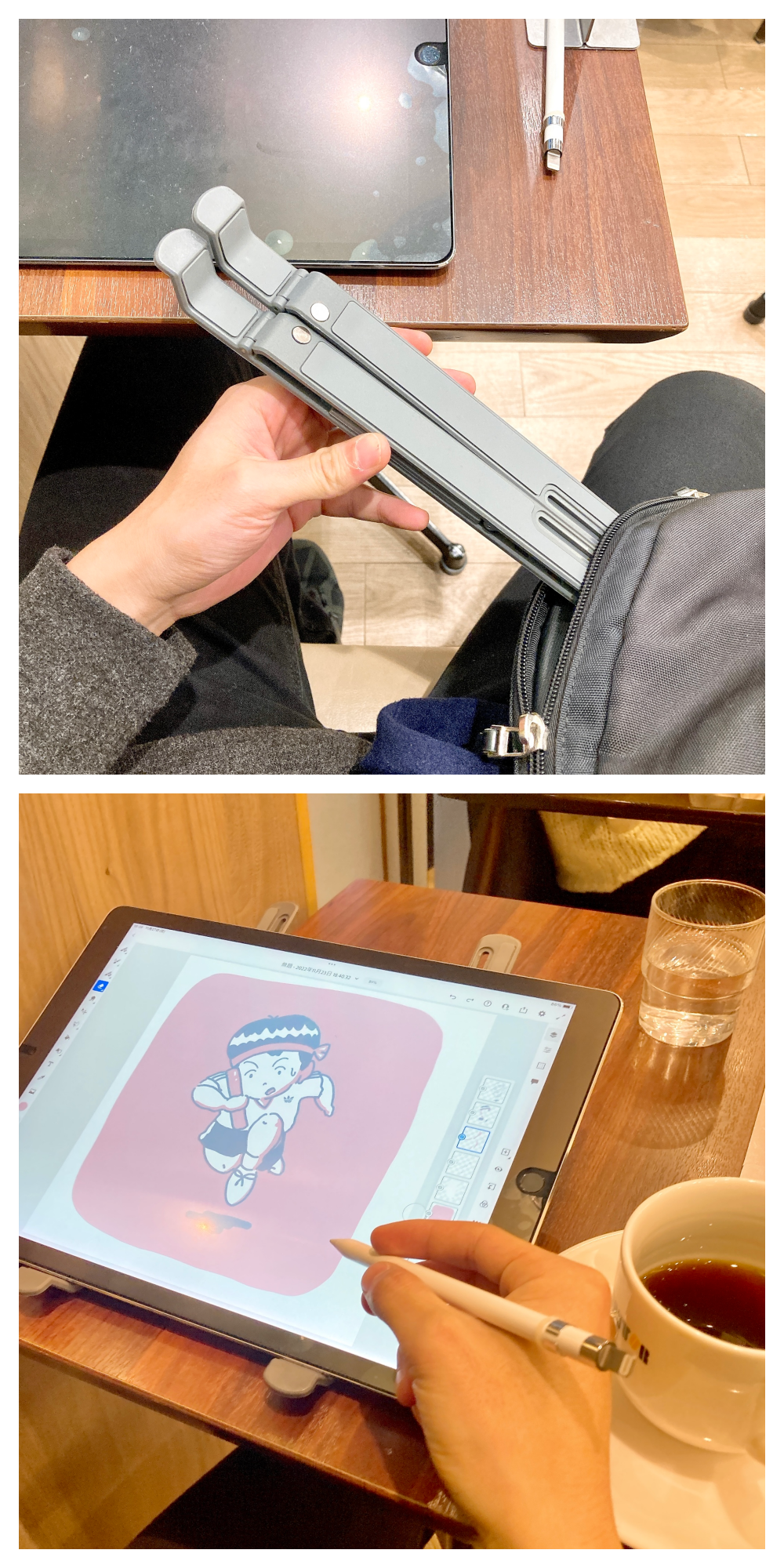 DAISO（ダイソー）の便利アイテム「折りたたみ式 PC・タブレットスタンド」