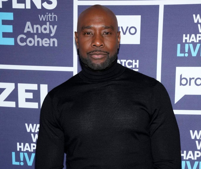 Morris in a turtleneck