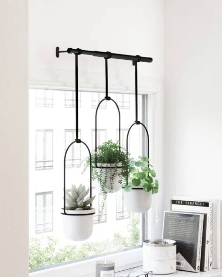 hanging planter with 3 pots
