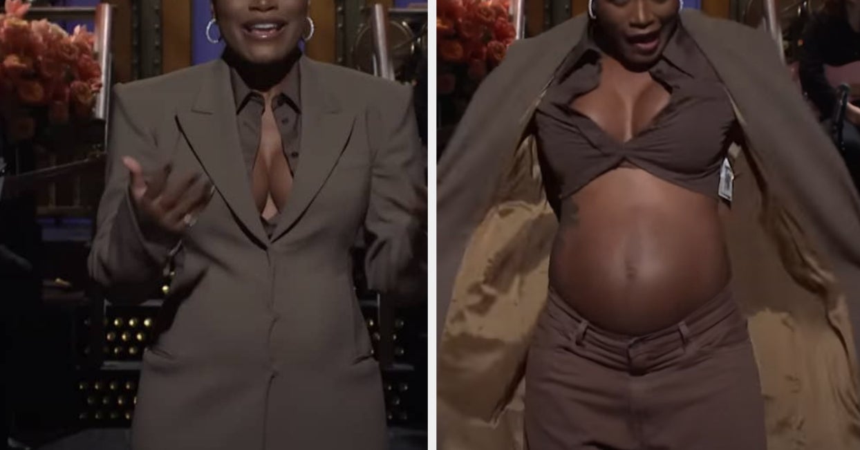 Keke Palmer Revealed She’s Pregnant In Her “SNL” Monologue, And It’s Amazing