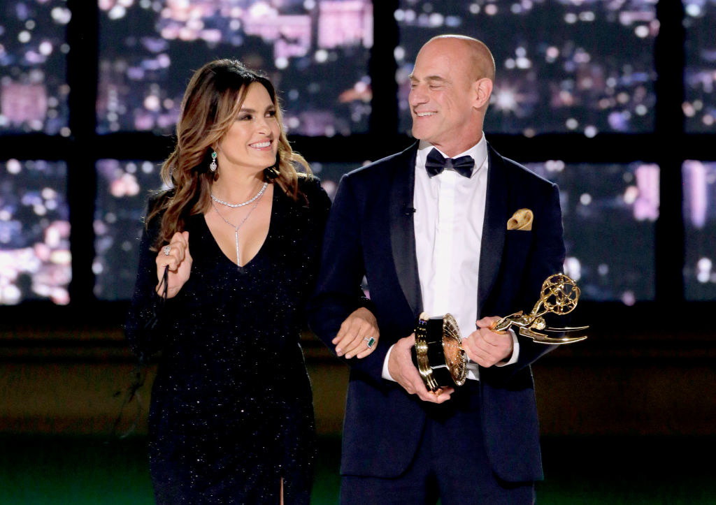 Mariska Hargitay and Christopher Meloni at the Emmys