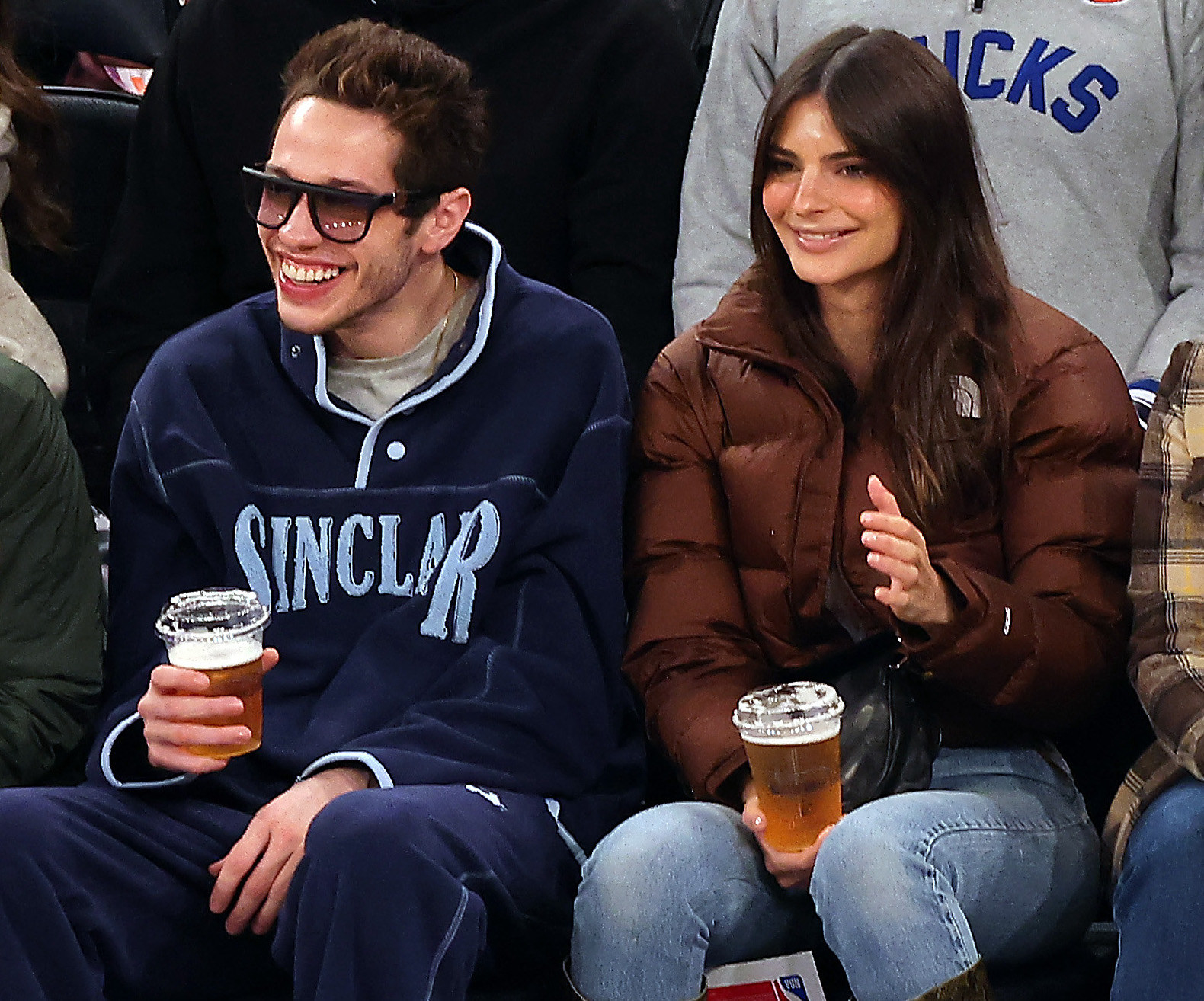 Pete Davidson and Emily Ratajkowski