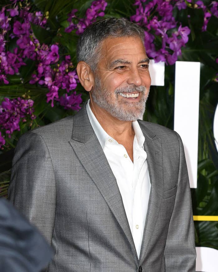 George Clooney attends the premiere of Universal Pictures&#x27; Ticket To Paradise