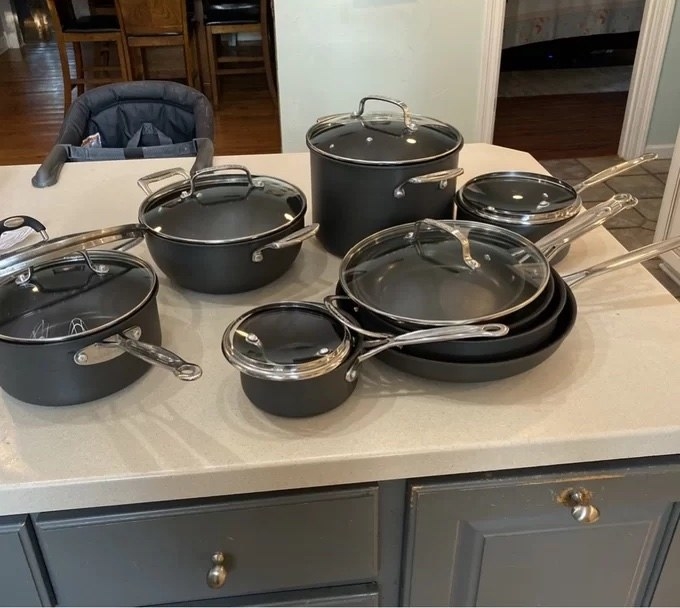 reviewer photo of Cusinart nonstick pots and pans