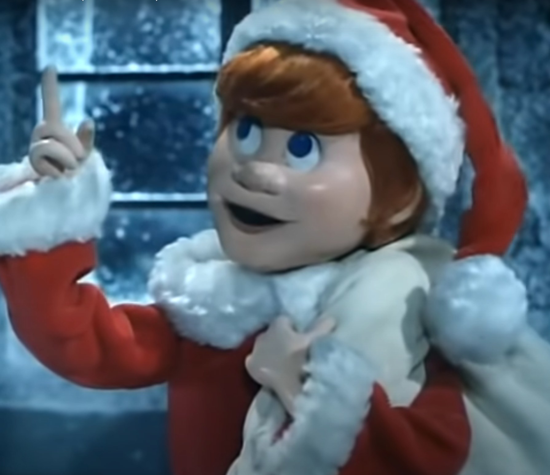 Santa carries a sack of presents in &quot;Santa Claus Is Comin&#x27; to Town&quot;