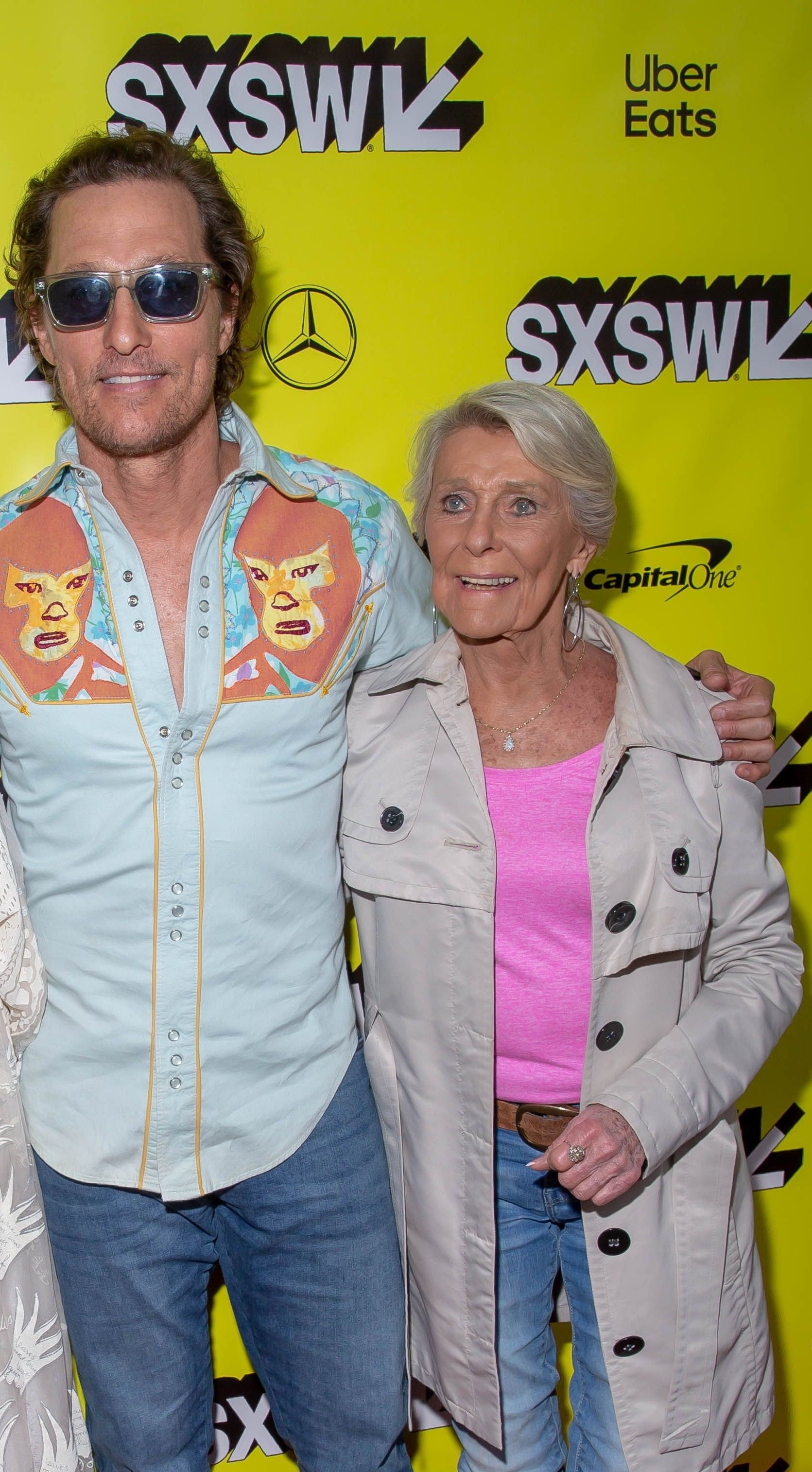Matthew McConaughey and Mary McCabe at SXSW