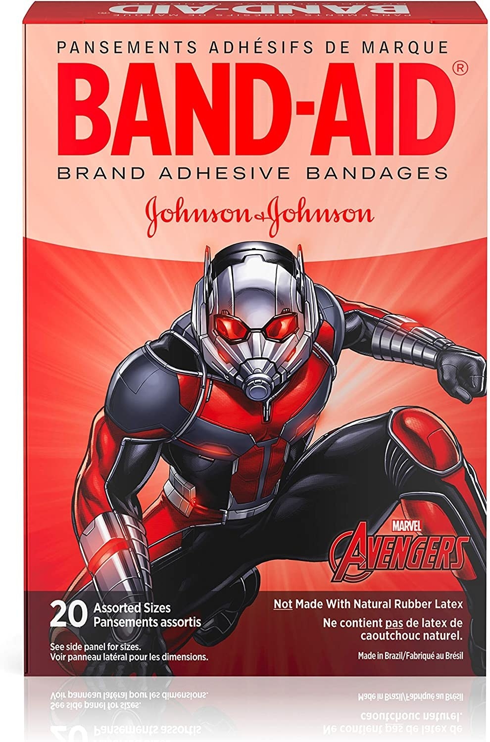 the box of avengers bandaids