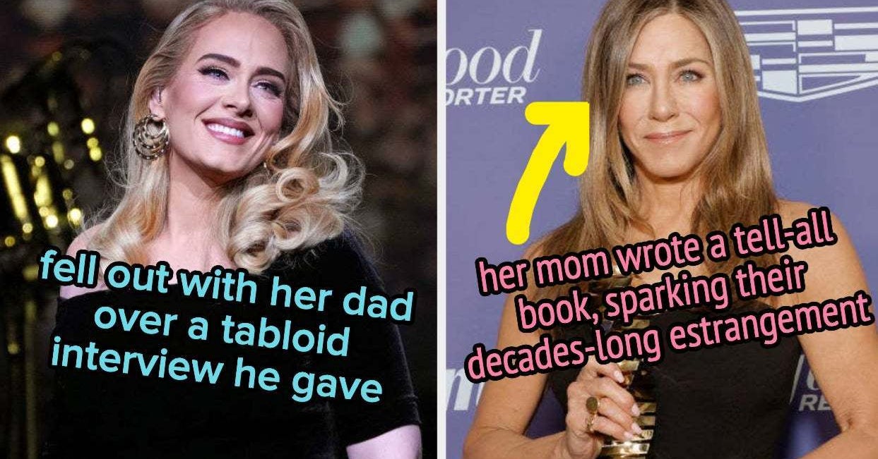 14 Celebs Who Had Huge Falling Outs With Their Family (And Whether They Made Up Or Not)