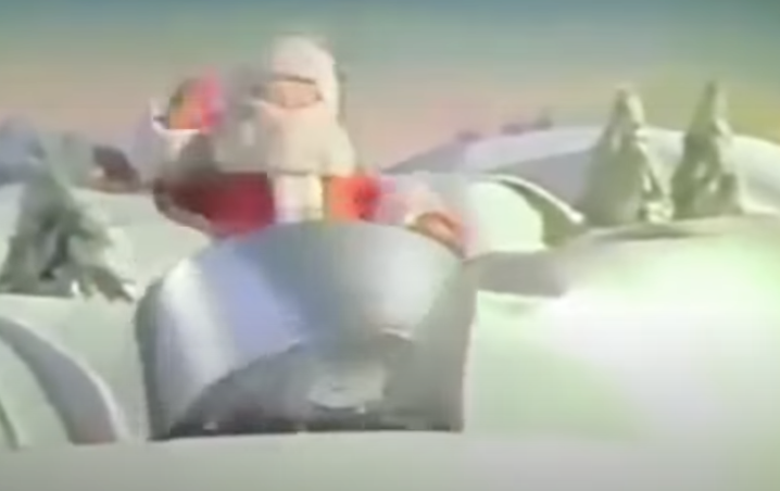 Santa commercial
