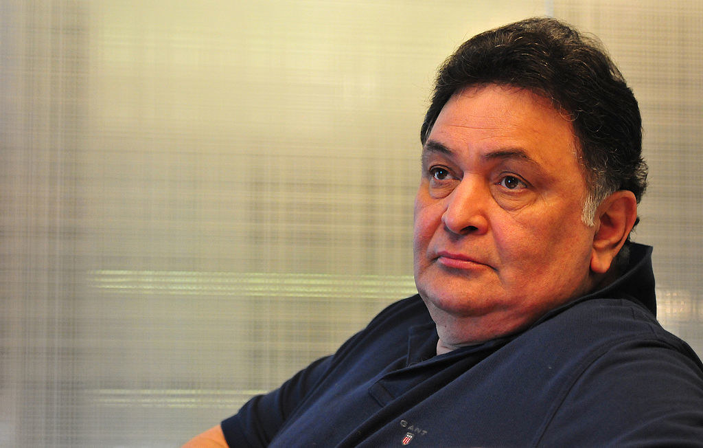 Bollywood actor Rishi Kapoor during an interview
