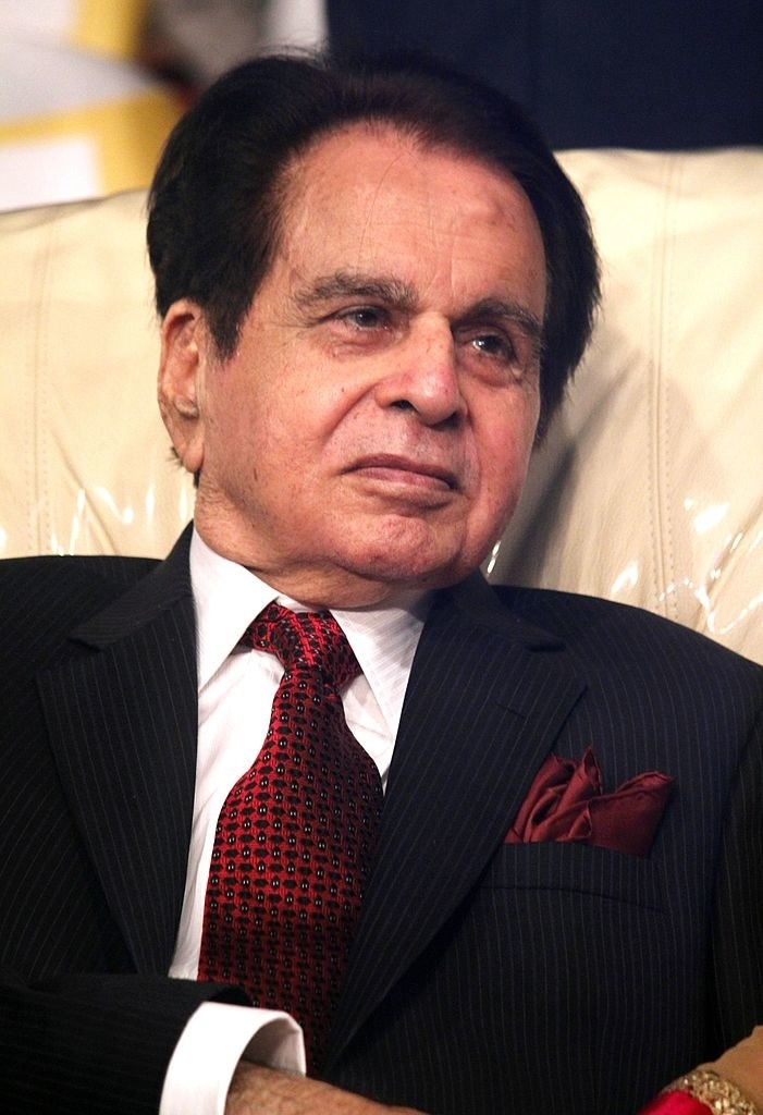 Indian Bollywood actor Dilip Kumar attends the launch of his autobiography in Mumbai