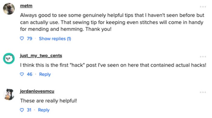 Comments about hack posts