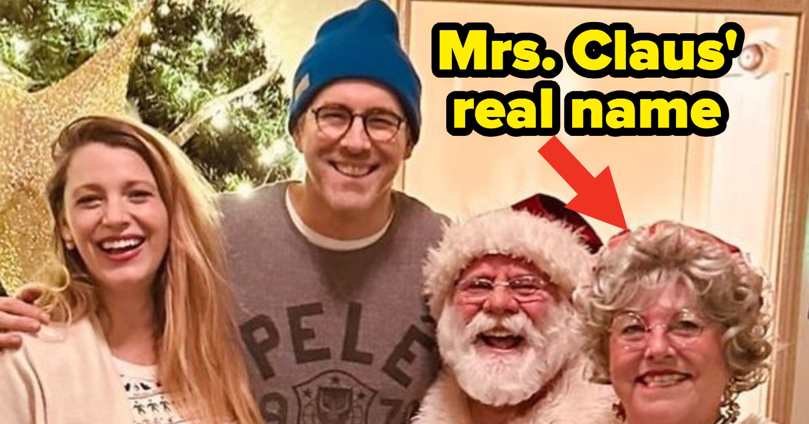 People Are Just Discovering Mrs. Claus's Real Name After Ryan Reynolds