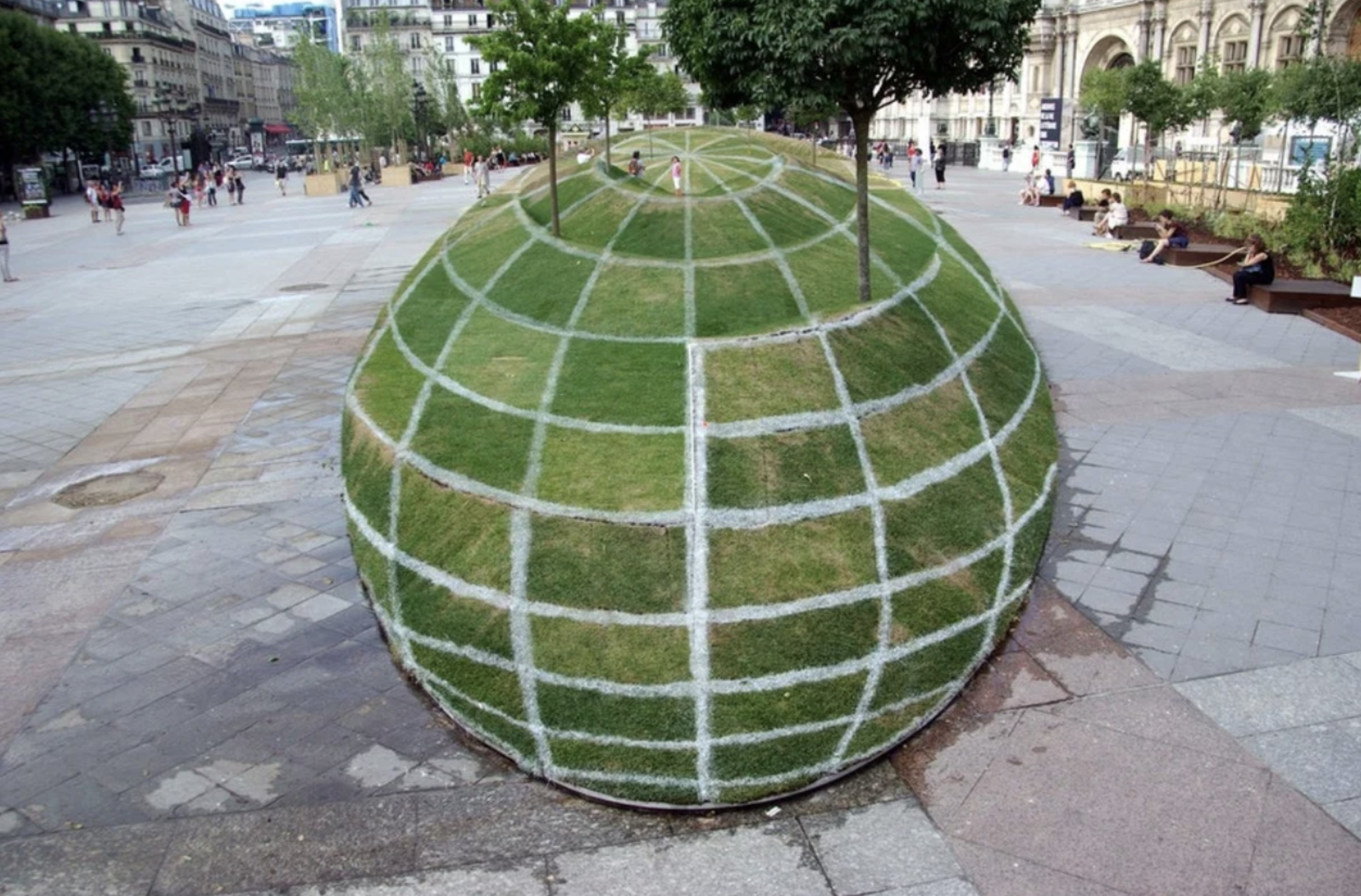 A park that looks like a sphere