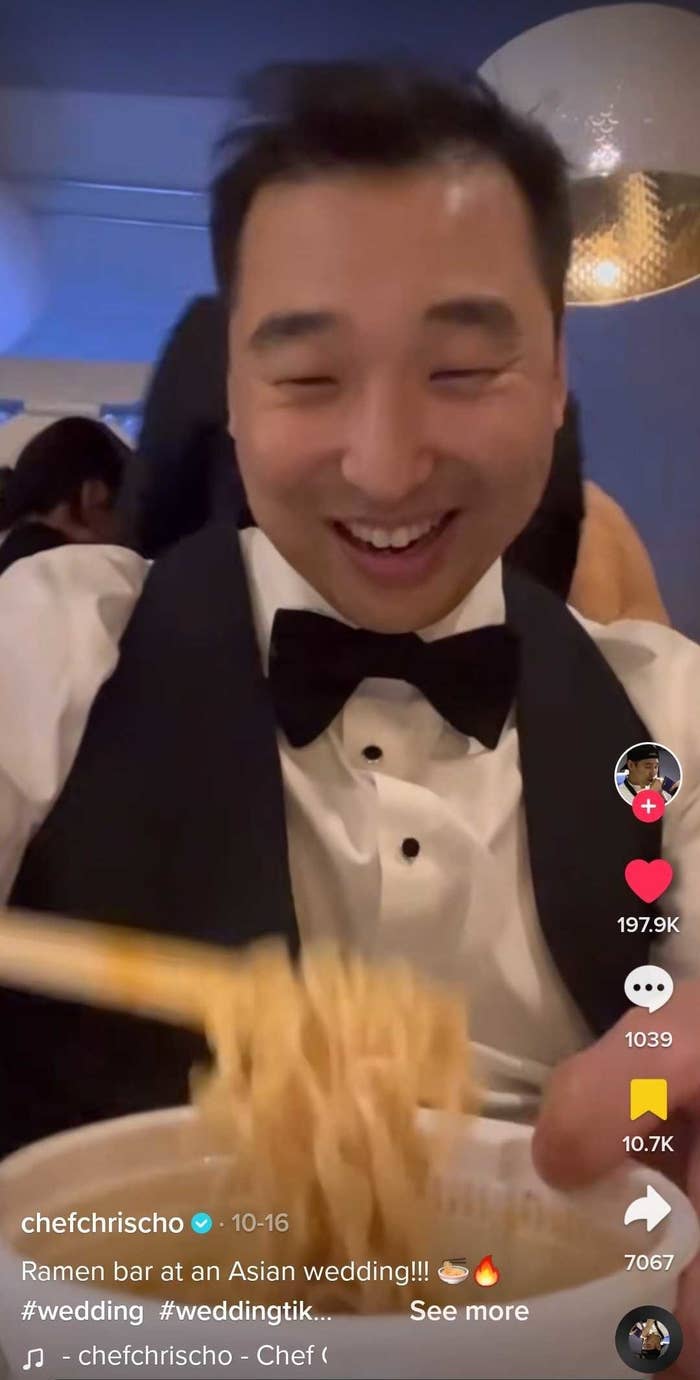 Screenshot from Chris Cho&#x27;s TikTok