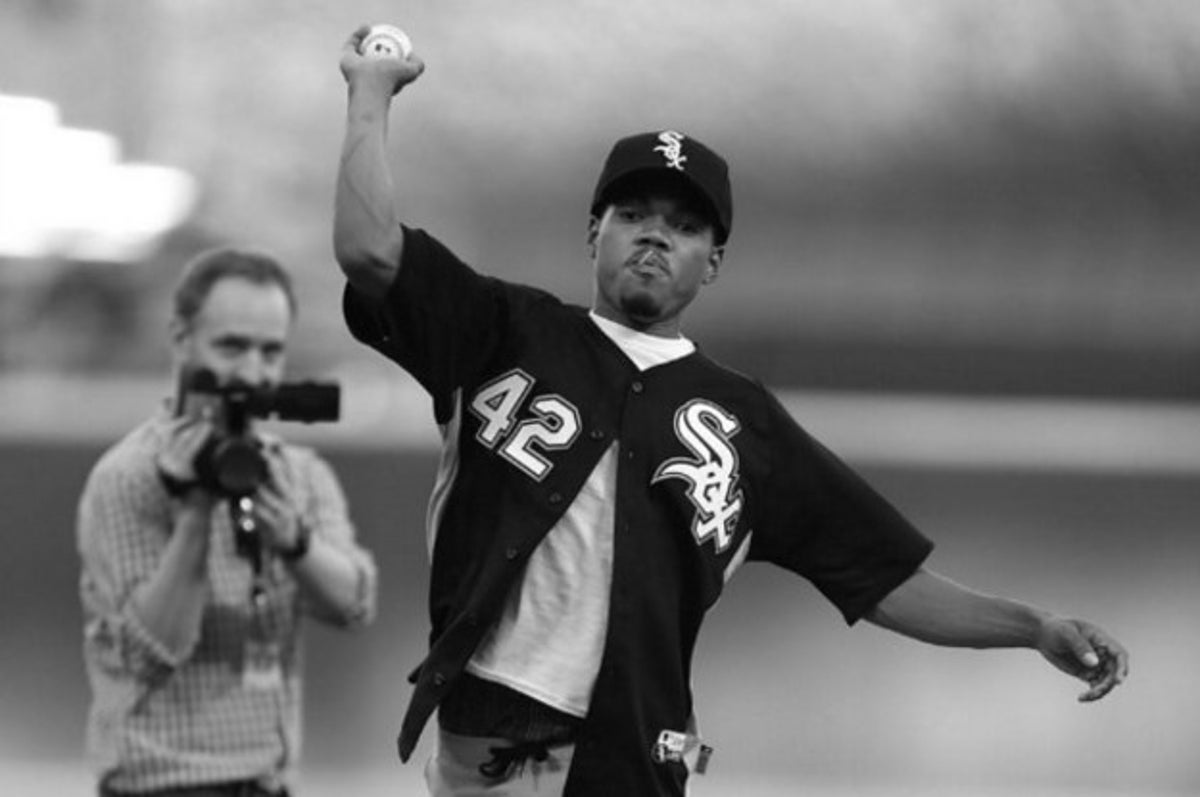 Chance the Rapper Throws First Pitch at White Sox Game