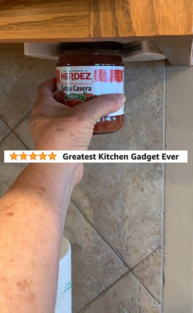 A reviewer using the opener 