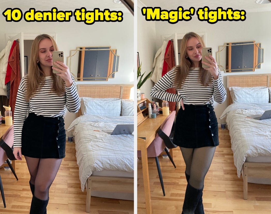 I Tried The Magic Thick Tights That Look Like 10 Den Ones