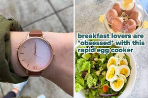 watch and egg cooker 
