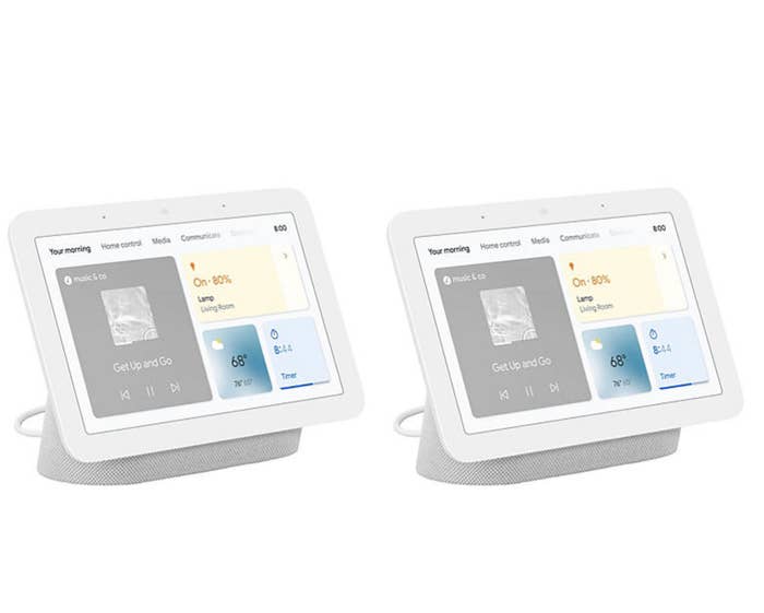 two Nest Hubs