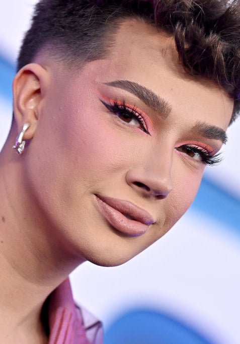 A closeup on James Charles