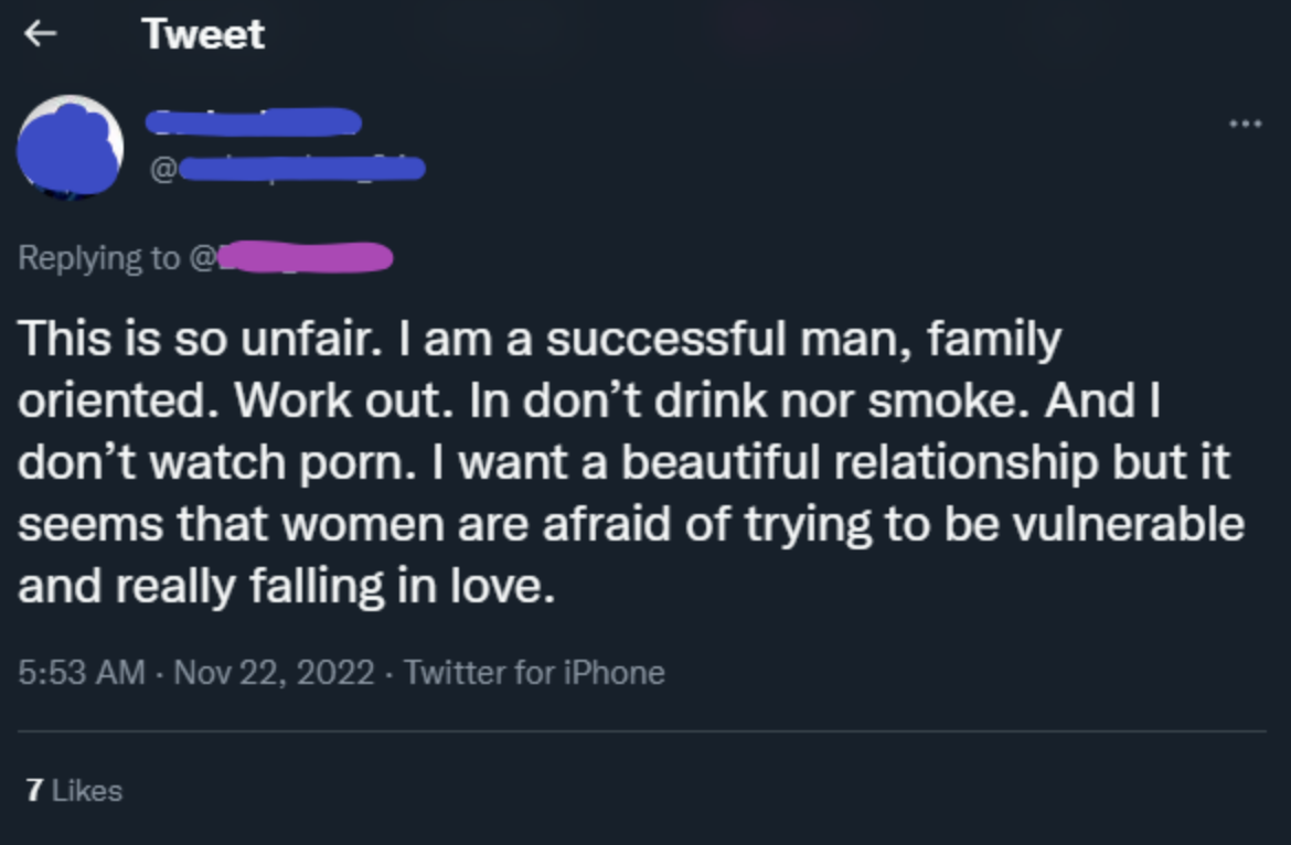 &quot;Women are afraid of trying to be vulnerable and really falling in love&quot;