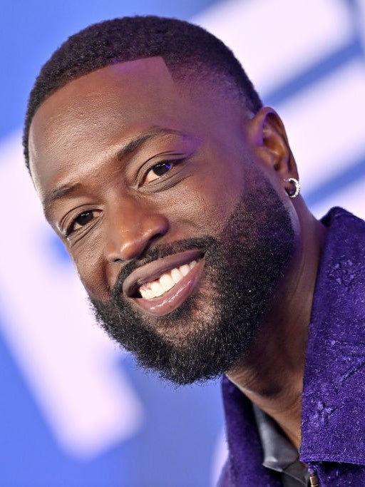 A closeup on Dwyane Wade