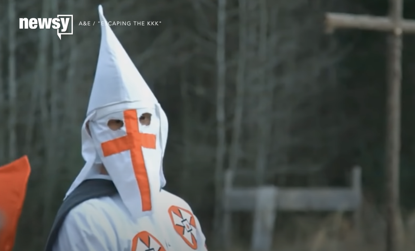 Screenshot from &quot;Escaping the KKK&quot;