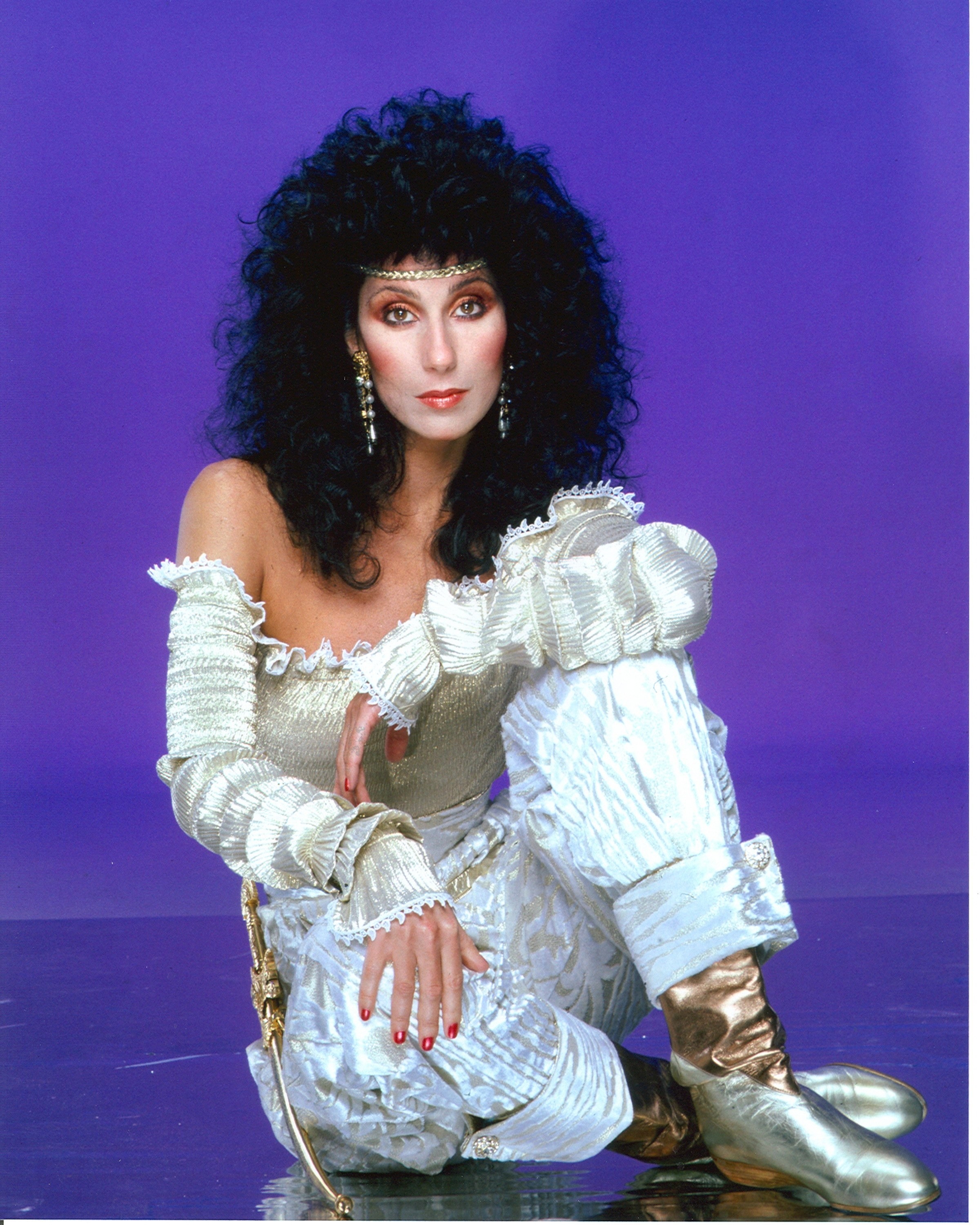 Cher with big hair