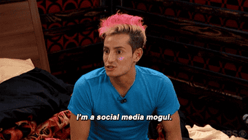 Frankie Grande saying &quot;i&#x27;m a social media mogul&quot;