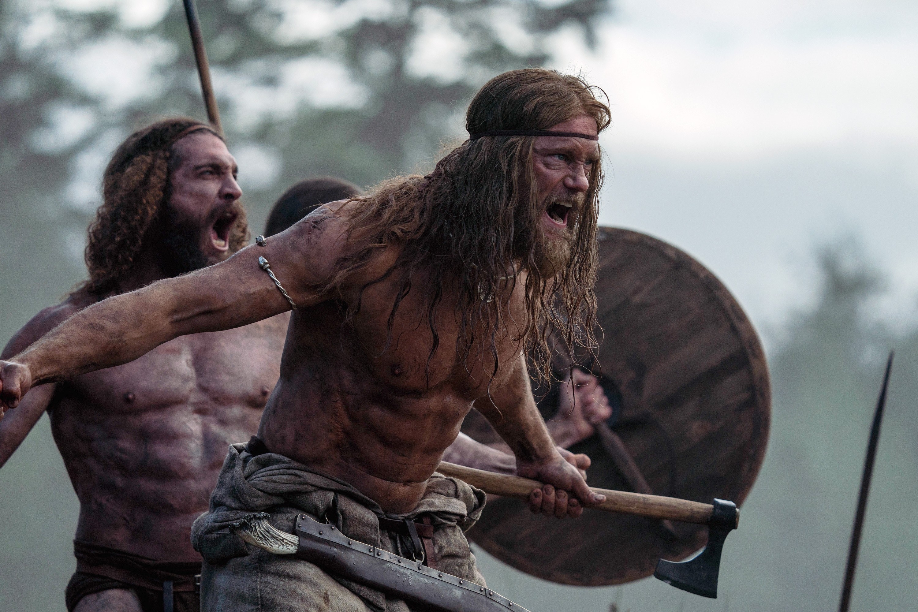 Alexander Skarsgard prepares to fight a battle