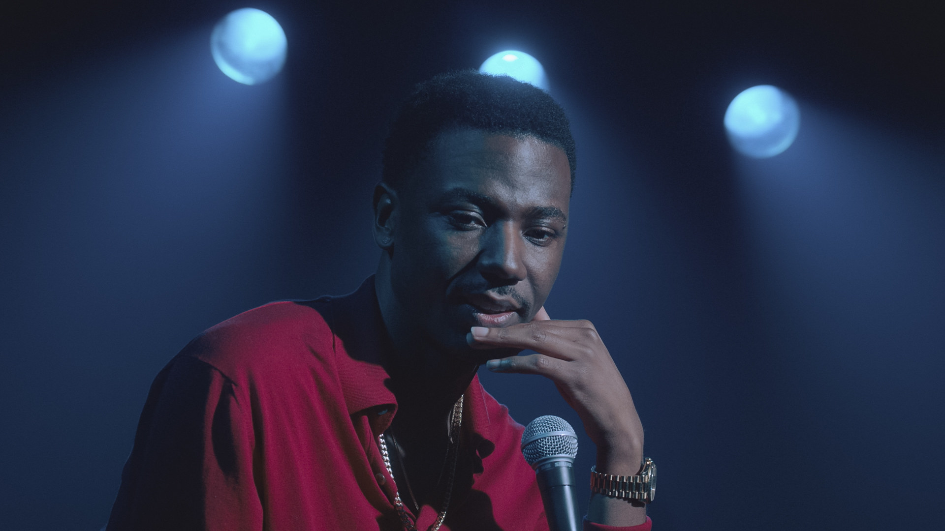 Jerrod Carmichael performs standup