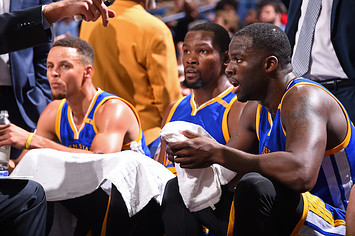 Steph Curry, Kevin Durant, Draymond Green