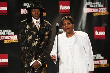 Marvin Thompson and mother
