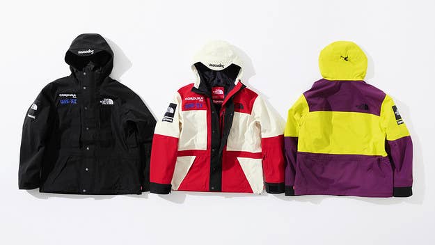 A complete guide to this week's best style releases including Supreme x The North Face, Paris Saint-Germain x Bape, A-Cold-Wall* x Nike, and more.