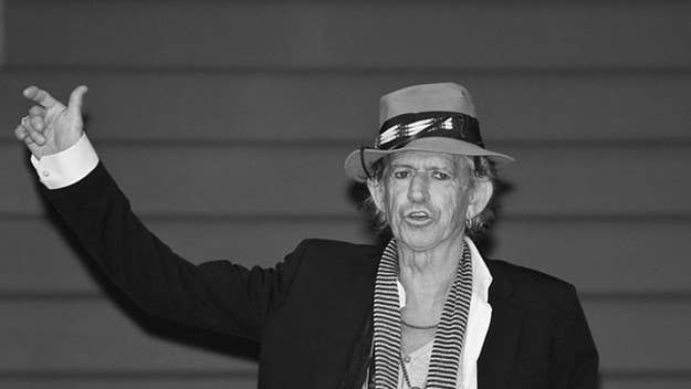 71-year-old rock legend Keith Richards says "What rap did that was impressive was to show there are so many tone-deaf people out there."